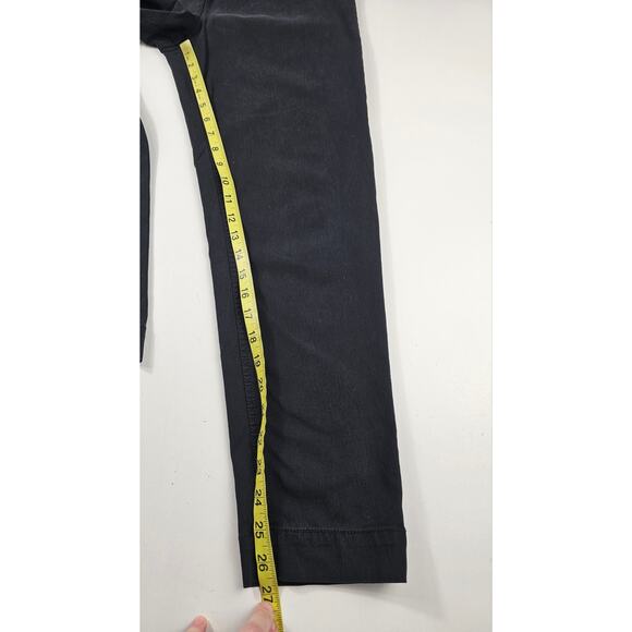 Soft surroundings M black stretch pull on pants jeaggings career casual comfort - Picture 9 of 10